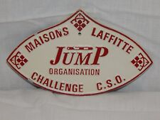 Maisons Laffitte Jump Challenge C.S.O. International Horse Jumping Metal Sign segunda mano  Embacar hacia Argentina