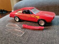 Built Up Original Issue AMT ou MPC 1974-78 Mustang II 3 em 1 modelo carro vermelho 1/25, usado comprar usado  Enviando para Brazil