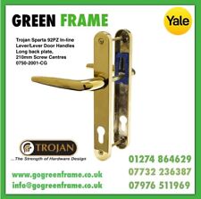 Trojan Sparta 92PZ UPVC/Composite Door Handles, 210mm screw centres 0750-2001-CG for sale  Shipping to South Africa