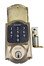 Schlage BE468 Satin Nickel Connected Touch Screen Deadbolt Lock with backup key for sale  Shipping to South Africa