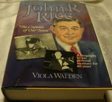 "John R. Arroz: o capitão da nossa equipe 'por Viola Walden (1990, Livro de Capa Dura Sobrecapa) Assinado V1 comprar usado  Enviando para Brazil