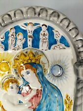 Madonna ceramica dipinta usato  Castel Bolognese