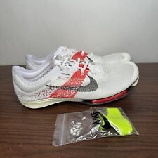 Used, Nike Air Zoom Victory "Eliud Kipchoge" Distance Track Spikes White Red Size 7-12 for sale  Shipping to South Africa