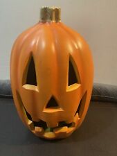 Vintage Pumpkin Blow Mold 16” Lighted Halloween Jack O Lantern Thanksgiving, used for sale  Irvine