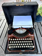 Máquina de escribir portátil Underwood años 20 imitación madera grano segunda mano  Embacar hacia Argentina