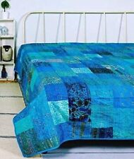 Silk patchwork bedspread for sale  Shipping to Ireland