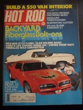 Hot Rod Magazine marzo 1977 Packer GT Pontiac lata AM fibra de vidrio X5 Z6 LL ZZ AT i segunda mano  Embacar hacia Argentina