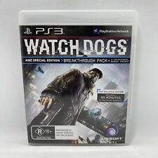 Watch Dogs ANZ Special Edition PS3 PlayStation 3 With Manual Free Tracked Post for sale  Shipping to South Africa