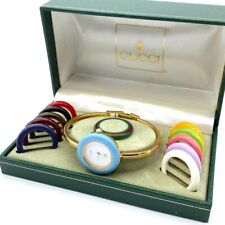 Gucci Change Ramka 11 kolorów Biały / Złoty Tarcza Damski zegarek w pudełku na sprzedaż  Wysyłka do Poland