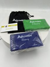 Conjunto de bandas de resistência Allvodes/pacote com 2 bandas de exercício de látex com 2 níveis de resistência comprar usado  Enviando para Brazil