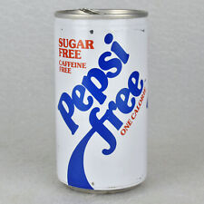 VTG 1980s Pepsi Sugar Caffeine Free Cola Soda Pop Can 12oz Steel Johnstown PA for sale  Shipping to South Africa