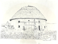 Signed round barn for sale  Crawfordsville