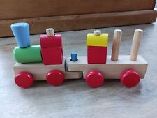 Childrens wooden train for sale  Shipping to Ireland