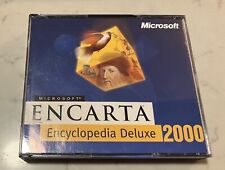 Microsoft Encarta Encyclopedia Deluxe 2000 | MINT! | 3 DISC SET  for sale  Shipping to South Africa