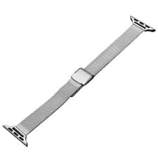 Correa de malla de acero inoxidable para Apple Watch Ultra 49 mm 38/40/41/42/44/45 mm banda segunda mano  Embacar hacia Argentina