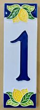 House numbers ceramic.2x6 for sale  Venice