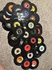 LOTE DE 50 discos de vinilo de 45 rayados decoración artesanal segunda mano  Embacar hacia Mexico