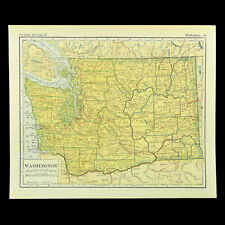 Vintage washington map for sale  Willow Grove