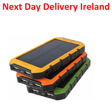 20000mAh Solar Sun Power Bank Charger Battery Travel Camping Powerbank Phone, używany na sprzedaż  Wysyłka do Poland