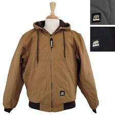 Berne Men's Hooded Jacket Duck Canvas, Tricot Lined, Active Work Coat, 5-Pockets for sale  Shipping to South Africa