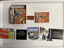 Pokemon Fire Red autêntico jogo GBA Game Boy Advance com caixa, manuais e inserções comprar usado  Enviando para Brazil