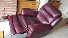 Dfs burgundy leather for sale  NOTTINGHAM