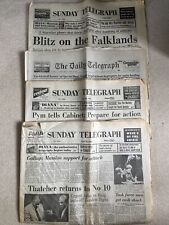 Telegraph newspapers falklands for sale  HORLEY