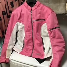 Jaqueta de motocicleta feminina Firstgear armadura rosa contorno malha motociclista GG comprar usado  Enviando para Brazil
