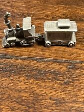 Used, Vintage Fort Pewter Train Steam Engine & Caboose for sale  Shipping to South Africa