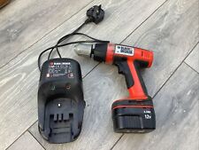 black and decker battery charger 12v for sale  NEW MILTON