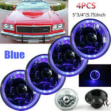 4pcs round blue for sale  USA