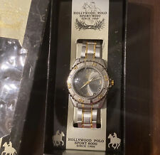 Elegante reloj para hombre Hollywood Polo Sport 8000 nunca usado en caja original segunda mano  Embacar hacia Argentina