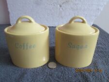 Ceramic yellow coffee for sale  Shipping to Ireland