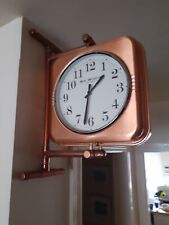 Station clock copper for sale  BOLTON