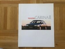 Brukt, Prospectus Toyota Carina II Carina 2 1988 brochure brochure catalogue catalogue catalogue til salgs  Frakt til Norway