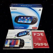 Sony PS Vita PHC-1100 Cristal Negro Caja Japonesa Manual e Insertar SOLAMENTE Sin Consola segunda mano  Embacar hacia Argentina