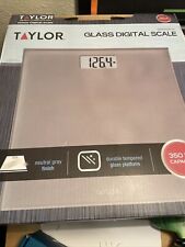 Plataforma de vidro balança digital para banheiro Taylor 11,0" X 11,0" cinza comprar usado  Enviando para Brazil