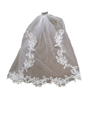 White wedding veil for sale  NORTHAMPTON