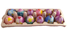 Velas de Huevo Tiffany de Colección en Caja Docena Brillo Mágico Colorido Rosa Pascua Púrpura segunda mano  Embacar hacia Mexico