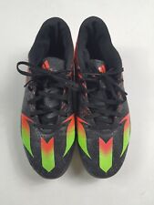 Botines de fútbol americano para hombre Adidas Messi 15.1 negros EE. UU. 9.5, usado segunda mano  Embacar hacia Argentina