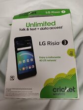 LG Risio 3 for Cricket Wireless Mobile Cell Phone - Never Used for sale  Shipping to South Africa