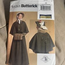 Used, Historic Sewing Cape,Bonnet & Skirt Costume Butterick Pattern 5265 Size 6-12 for sale  Shipping to South Africa
