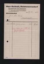 Reichmannsdorf rechnung 1942 gebraucht kaufen  Delitzsch