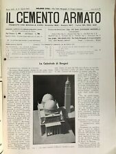 1932 rivista cemento usato  Santa Maria A Vico