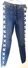 Lace sided jeans for sale  WOLVERHAMPTON