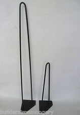 ANTIQUE RETRO 70's VINTAGE STEEL HAIRPIN TABLE LEGS INDUSTRIAL EAMES STYLE for sale  Shipping to South Africa