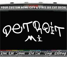 Detroit vinyl decal for sale  Oregon