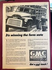 GMC Gasoline & Diesel Trucks  Print Ad 1952 for sale  Alcester