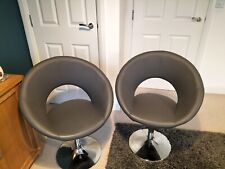 Dining chairs grey for sale  POOLE