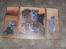 set 3 wall art pieces for sale  Grand Haven